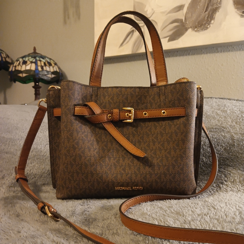 Michael Kors Brown Satchel Bag